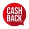 Cash back sign button