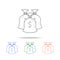 cash bags icon. Elements of banking in multi colored icons. Premium quality graphic design icon. Simple icon for websites, web des