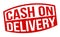 Cash on delivery grunge rubber stamp