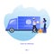 Cash on delivery illustration for shopping theme