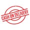 Cash On Delivery rubber stamp