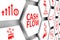CASH FLOW concept cell background
