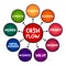 Cash flow - real or virtual movement of money, mind map concept for presentations and reports