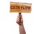 Cash flow wooden sign