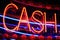 Cash Neon Sign