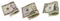 Cash paper 50 money American currency folded fifty dollar bill