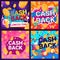 Cashback currency, cash offer return, sale discount, card back, finance promotion, design, cartoon style vector