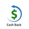 Cashback logo icon. Money cash back flyers for business, promotion and advertising â€“