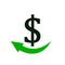 Cashback logo icon. Money cash back flyers for business, promotion and advertising â€“ for stock