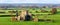 Cashel, Ireland. Panoramic view of ruins of an Hore Abbey