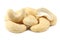 Cashew isolated on white background. Nuts on white background