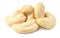 cashew isolated on white background. Nuts on white background