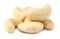 Cashew isolated on white background. Nuts on white background