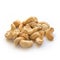 Cashew nut handful. Healthy vegetarian food ingredient.