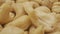 Cashew nuts macro footage with camera motion