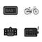 Casino, alcohol and other web icon in black style.sports, training icons in set collection.