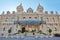 Casino building facade with entrance in a sunny summer day in Monte Carlo, Monaco