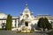 Casino Building , landmark of the mountain resort Sinaia in Romania