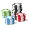 Casino chips stacks - gambling chips