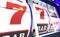 Casino Gaming Slot Machine Close Up 3D Illustration