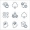 Casino line icons. linear set. quality vector line set such as card game, mind, thinking, spade, croupier, card game, casino chip