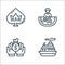 casino line icons. linear set. quality vector line set such as cruise, money bag, baccarat