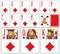 Casino Playing Cards - Diams