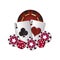 casino poker ace cards dices chips game