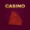 Casino poker diamond award game symbol