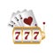 casino poker jackpot machine cards aces