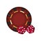 casino poker roulette dices gamble