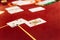 Casino poker table gambling money chips betting