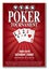 Casino Poker Tournament poster template