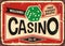 Casino retro sign