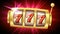 Casino Slot Machine Banner Vector. Casino Game. Lucky Slot. Poster. Illustration