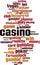 Casino word cloud