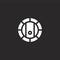 cask icon. Filled cask icon for website design and mobile, app development. cask icon from filled bar collection isolated on black