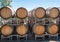 Casks of Wine Waiting to be Delivered