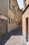 Cassano d`Adda Milan, Italy: old street