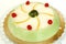 Cassata siciliana cake - traditional italian sweet with ricotta and candied fruit