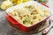 Casserole with cauliflower and chicken