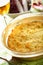 Casserole made from potatoes and cheese