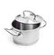 Casserole with stainless steel lid professional kitchen utensils - Image