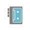 Cassette player icon on white background for graphic and web design, Modern simple vector sign. Internet concept. Trendy symbol