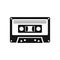 Cassette tape icon, simple style