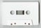 Cassette tape isolated on a white background.