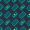 Cassette tapes diagonal seamless pattern