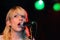 Cassie Ramone, from Vivian Girls, performs at Discotheque Razzmatazz