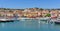 Cassis village in France, popular place for boat tours