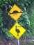 Cassowary Sign - Queensland, Australia